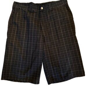 Mens Dickies Shorts Black Plaid Sz. 34